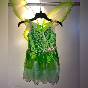 Disney Tinker Bell Prestige Princess Child Costume 4/6 Halloween Store Peter Pan